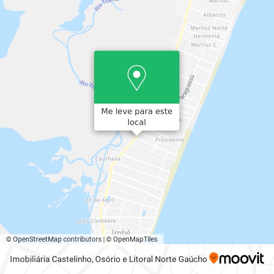 Imobiliária Castelinho mapa