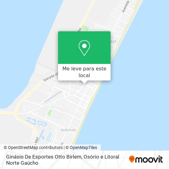 Ginásio De Esportes Otto Birlem mapa