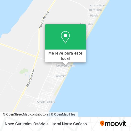 Novo Curumim mapa