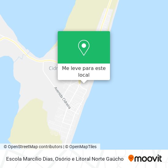 Escola Marcílio Dias mapa