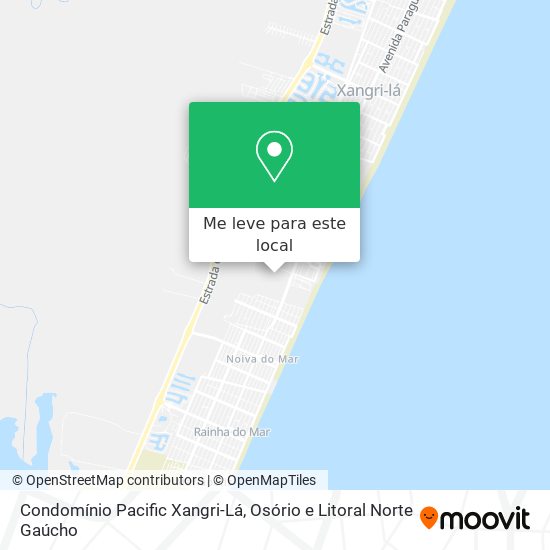 Condomínio Pacific Xangri-Lá mapa