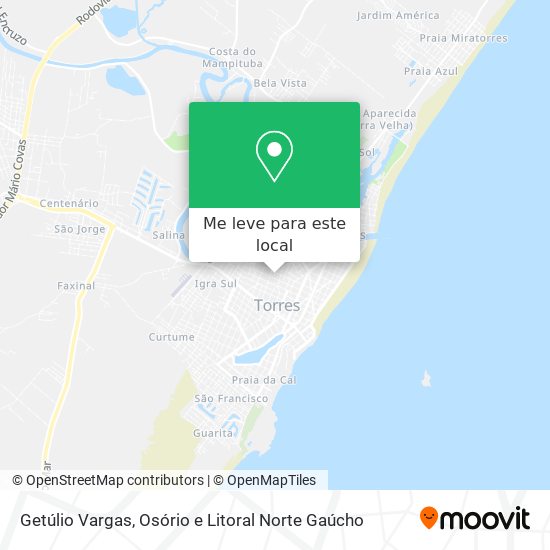 Getúlio Vargas mapa