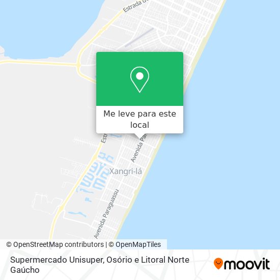 Supermercado Unisuper mapa