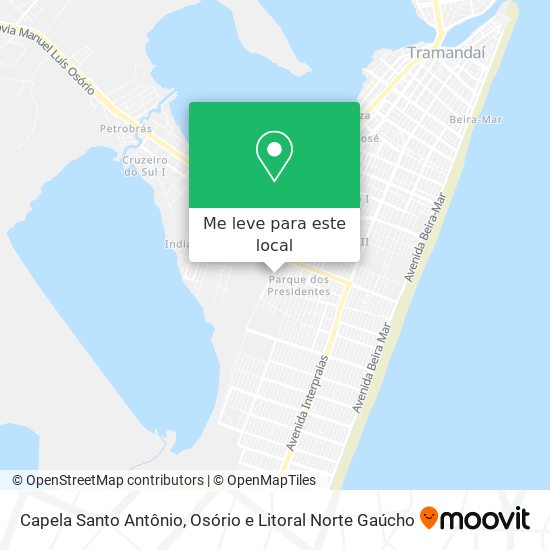 Capela Santo Antônio mapa