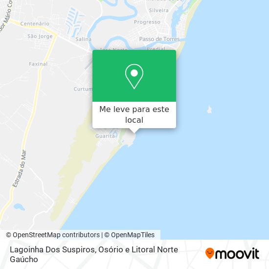 Lagoinha Dos Suspiros mapa