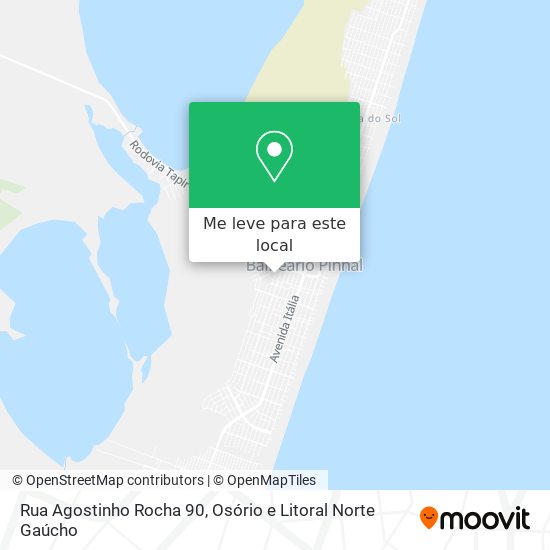 Rua Agostinho Rocha 90 mapa