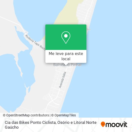 Cia das Bikes Ponto Ciclista mapa