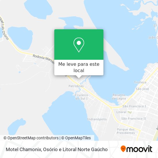 Motel Chamonix mapa