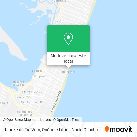 Kioske da Tia Vera mapa