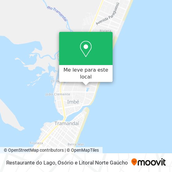 Restaurante do Lago mapa