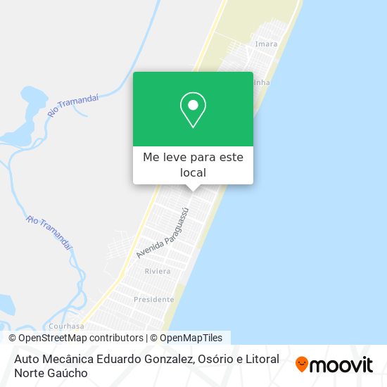 Auto Mecânica Eduardo Gonzalez mapa
