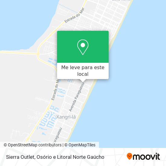 Sierra Outlet mapa