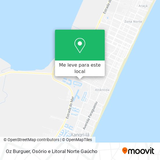 Oz Burguer mapa