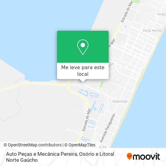 Auto Peças e Mecânica Pereira mapa