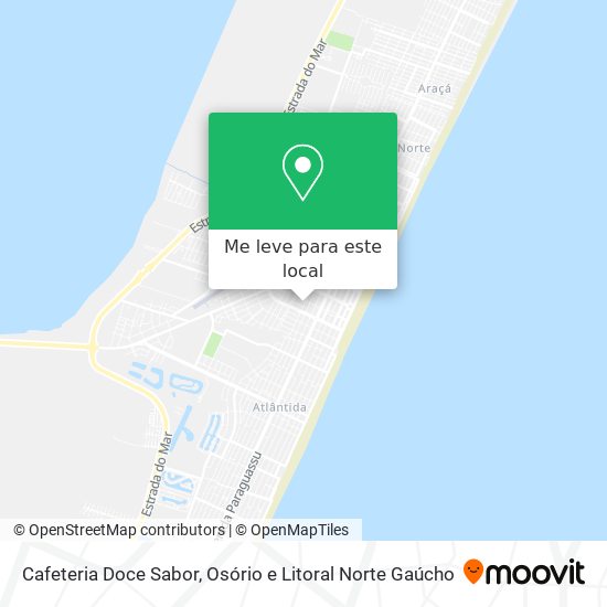 Cafeteria Doce Sabor mapa