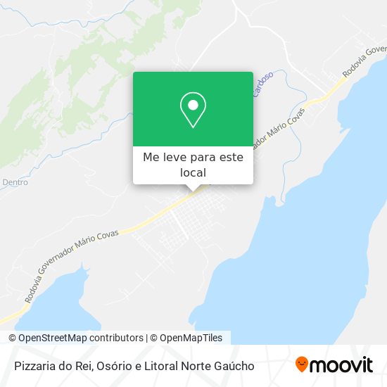 Pizzaria do Rei mapa