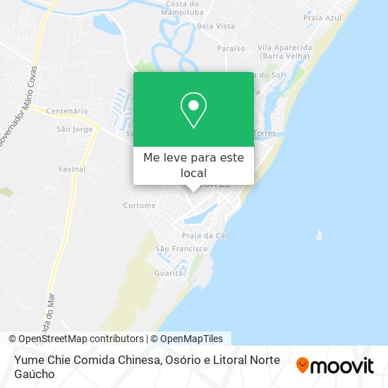Yume Chie Comida Chinesa mapa