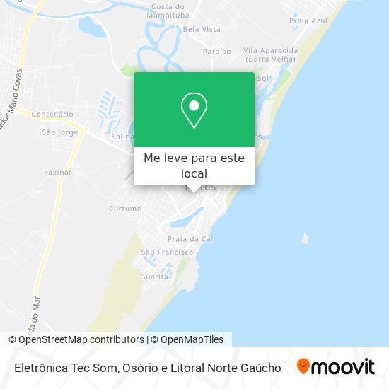 Eletrônica Tec Som mapa