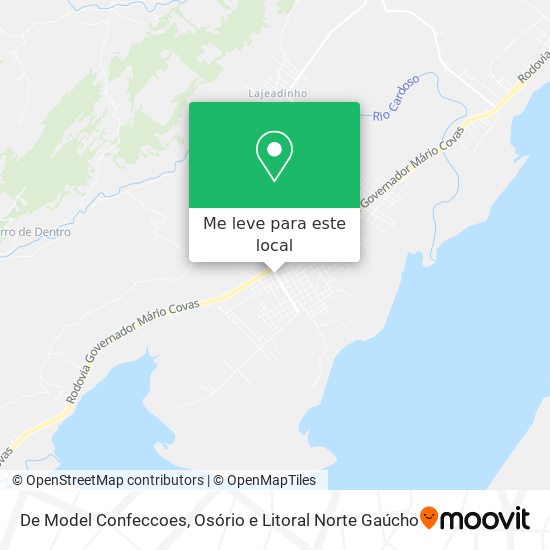 De Model Confeccoes mapa