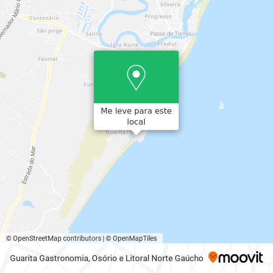 Guarita Gastronomia mapa