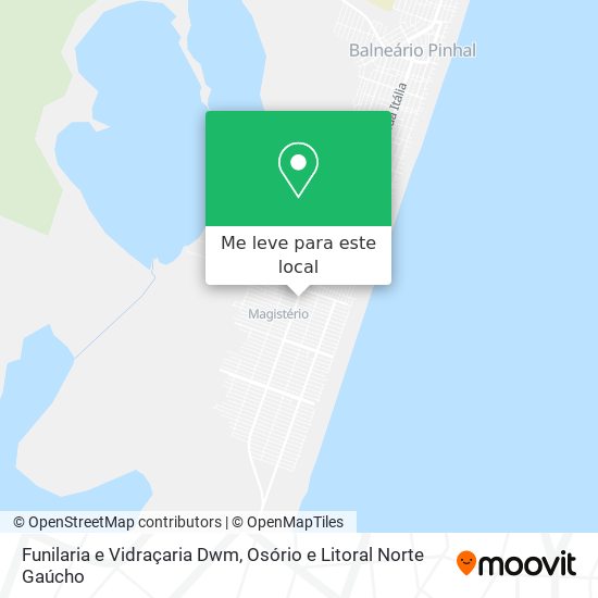 Funilaria e Vidraçaria Dwm mapa
