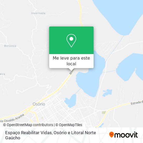 Espaço Reabilitar Vidas mapa
