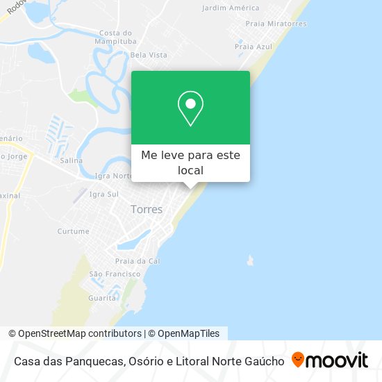 Casa das Panquecas mapa