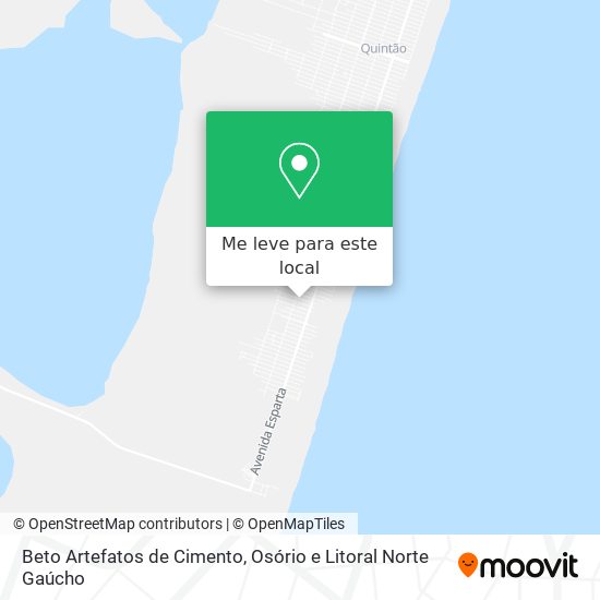 Beto Artefatos de Cimento mapa