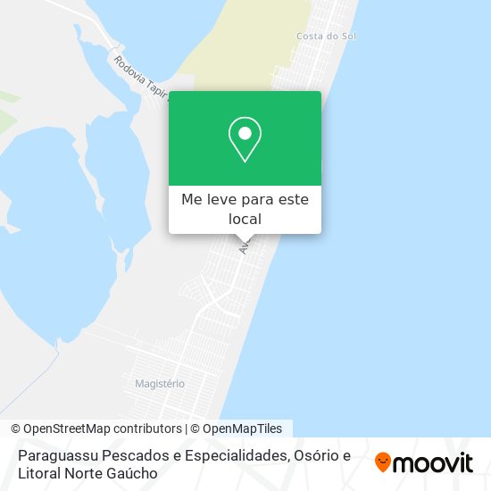 Paraguassu Pescados e Especialidades mapa