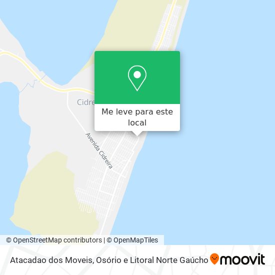 Atacadao dos Moveis mapa