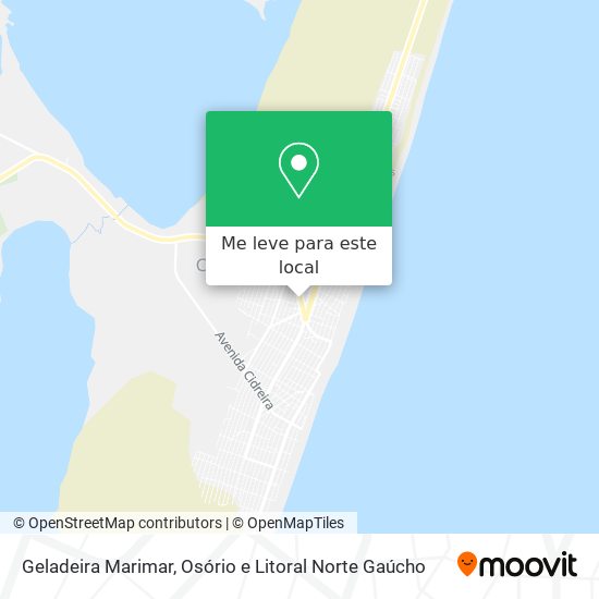 Geladeira Marimar mapa