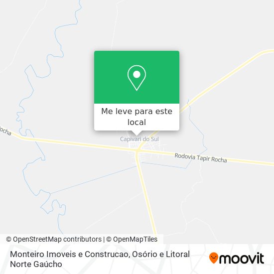 Monteiro Imoveis e Construcao mapa