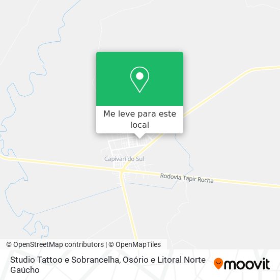 Studio Tattoo e Sobrancelha mapa