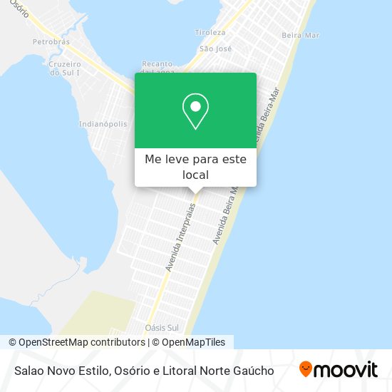 Salao Novo Estilo mapa