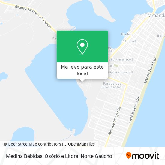 Medina Bebidas mapa