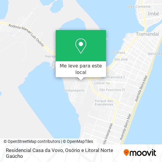 Residencial Casa da Vovo mapa
