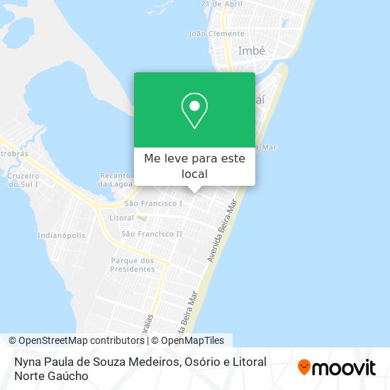 Nyna Paula de Souza Medeiros mapa