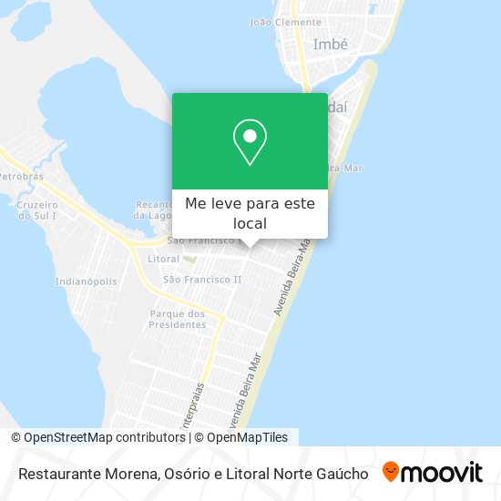 Restaurante Morena mapa