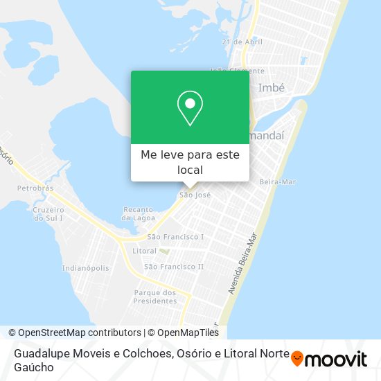 Guadalupe Moveis e Colchoes mapa