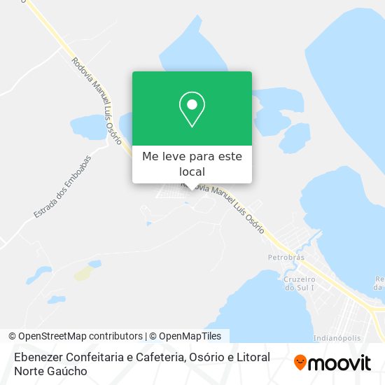 Ebenezer Confeitaria e Cafeteria mapa