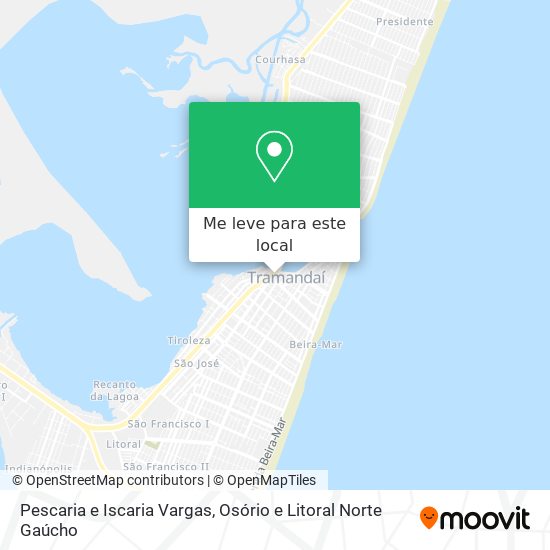 Pescaria e Iscaria Vargas mapa