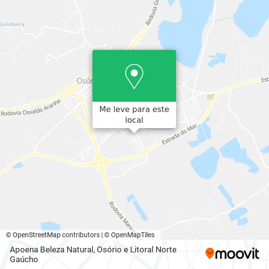 Apoena Beleza Natural mapa