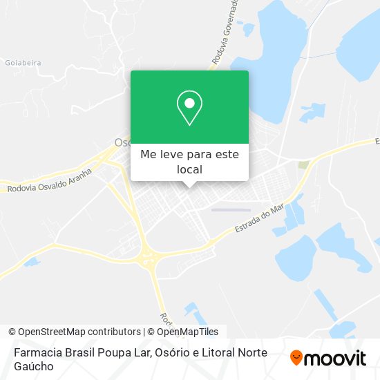 Farmacia Brasil Poupa Lar mapa