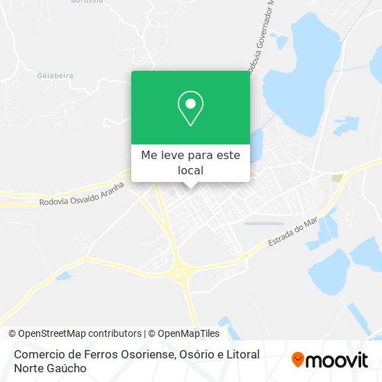 Comercio de Ferros Osoriense mapa