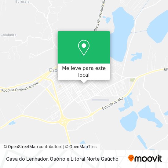 Casa do Lenhador mapa