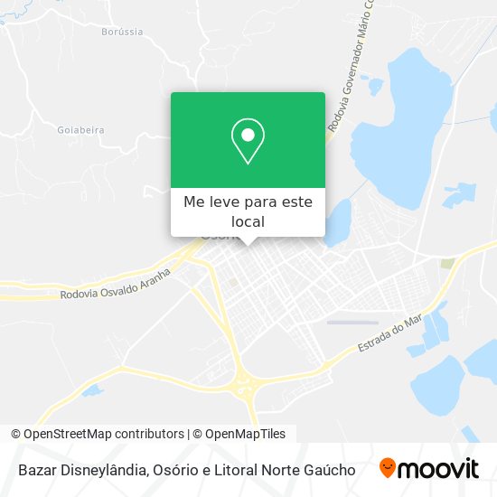 Bazar Disneylândia mapa