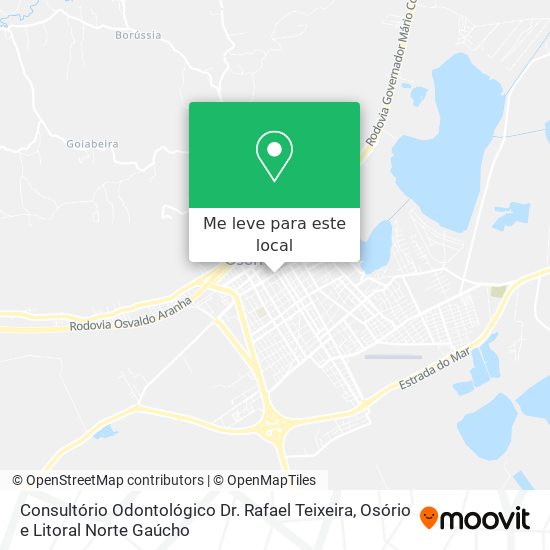 Consultório Odontológico Dr. Rafael Teixeira mapa