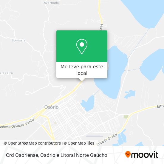 Crd Osoriense mapa