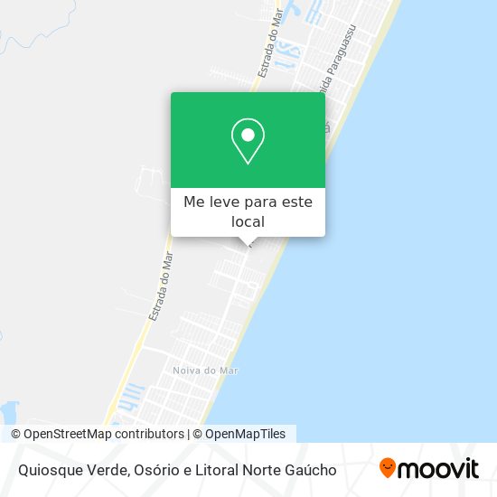 Quiosque Verde mapa