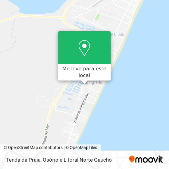 Tenda da Praia mapa